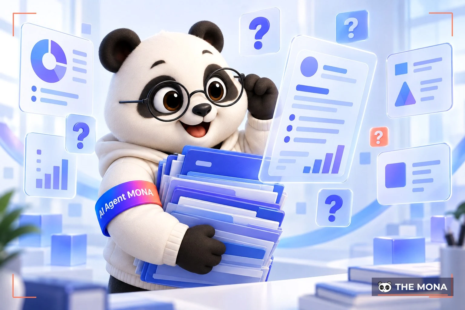gấu mona trí thức giải đáp câu hỏi về hosting