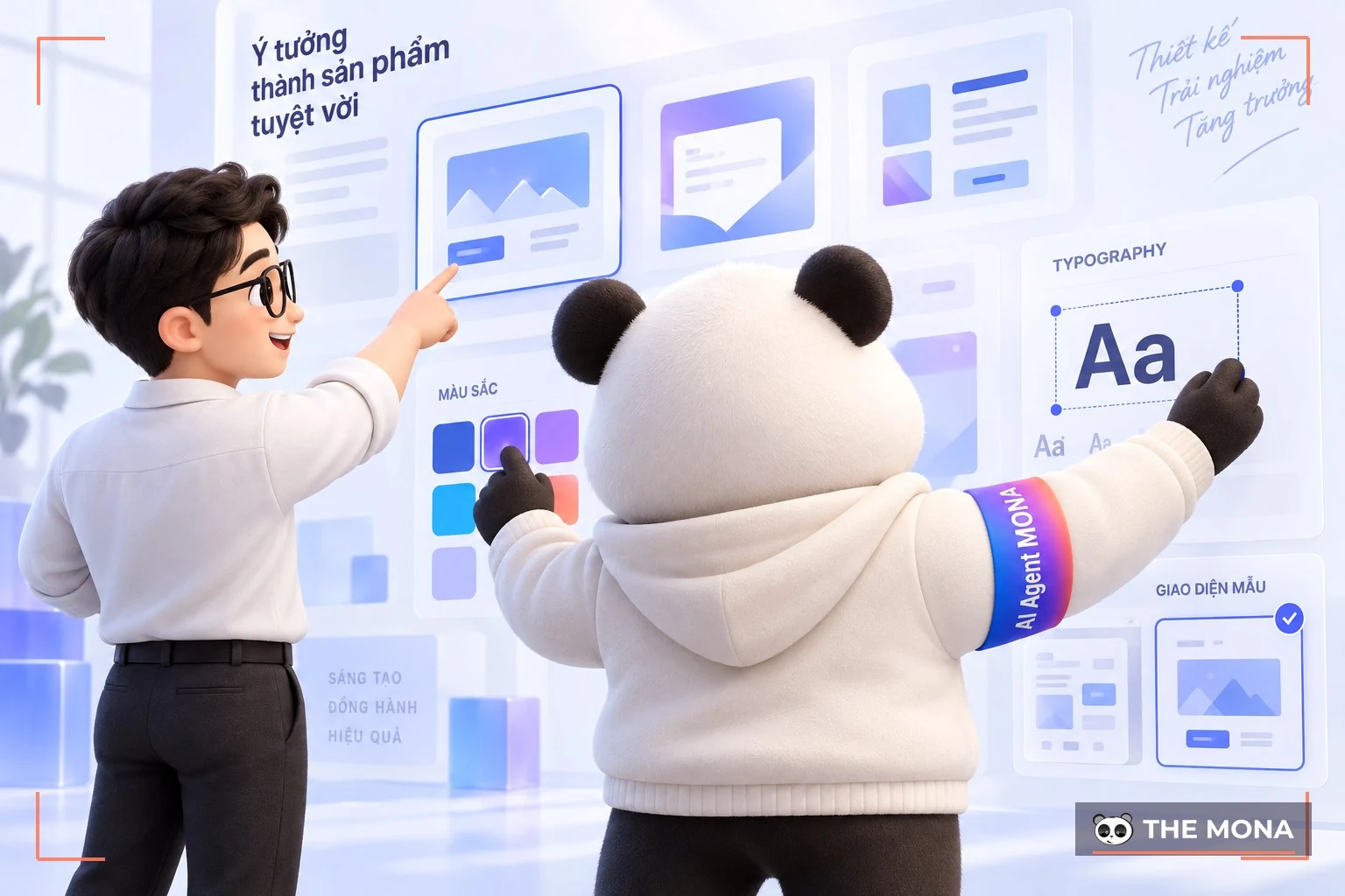 giao diện bắt mắt