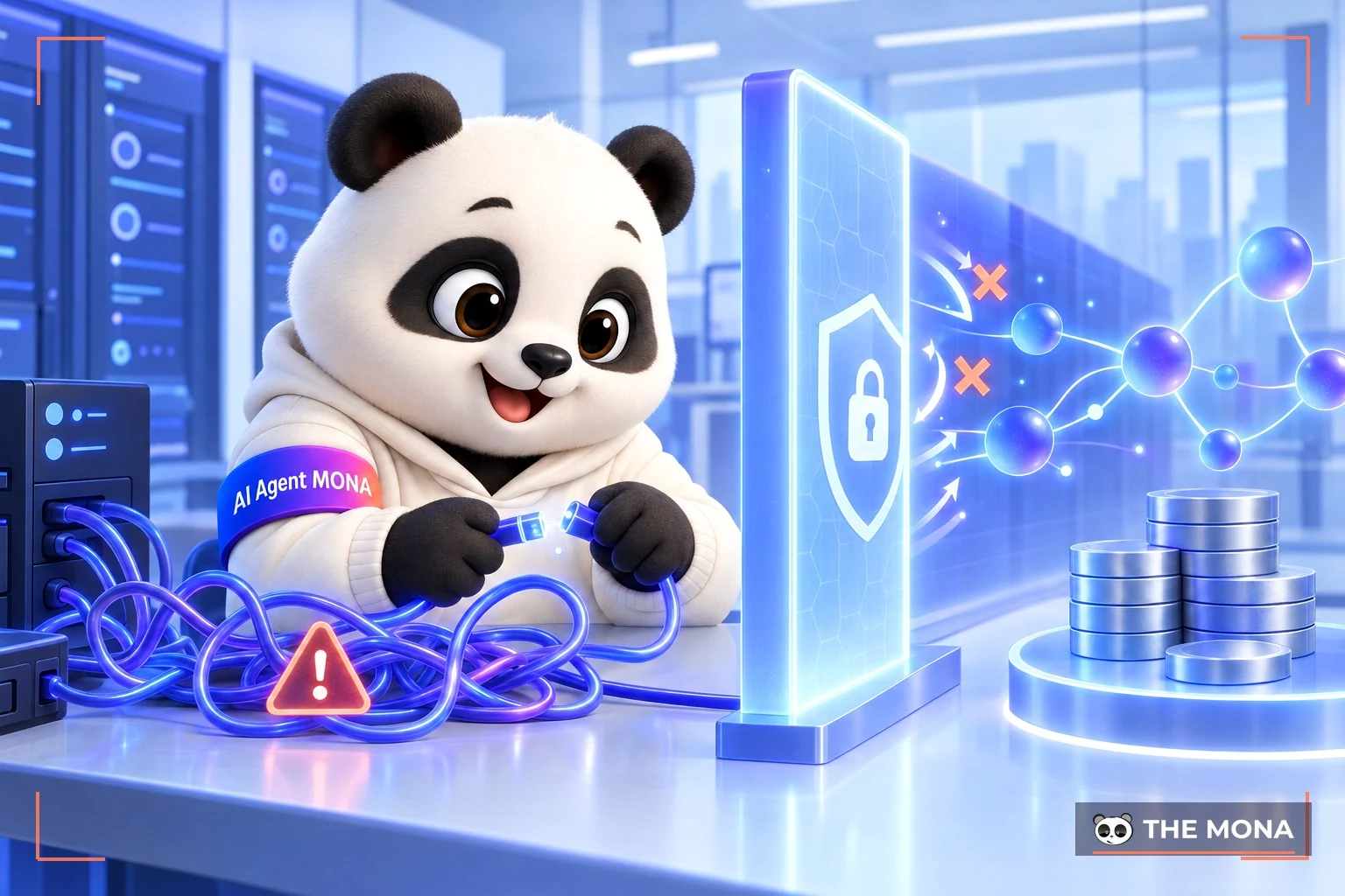 Gấu MONA kiểm tra hệ thống giới hạn chi tiêu AI