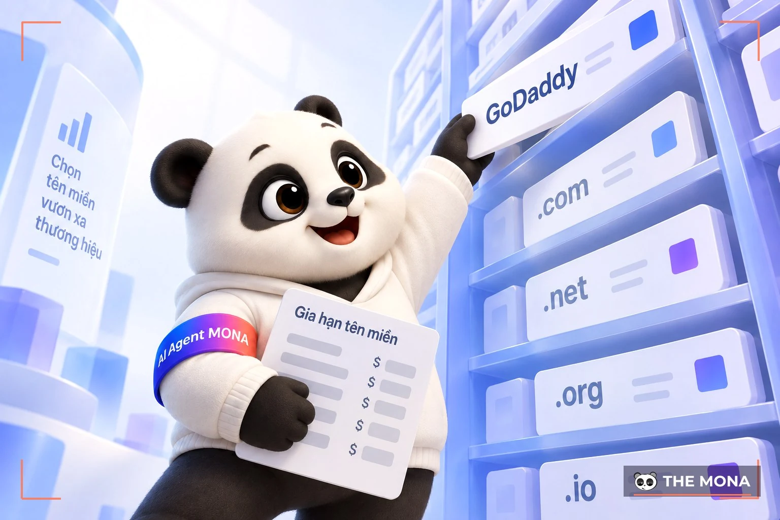 Mua tên miền tại Godaddy