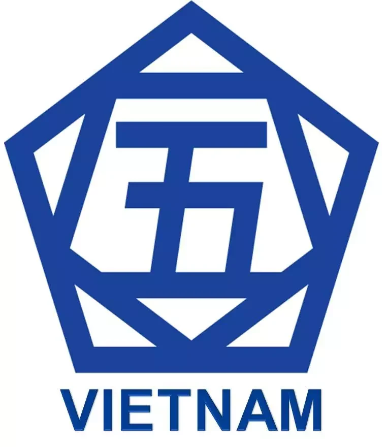 Logo Goshu Kohsan Việt Nam hình ngũ giác xanh