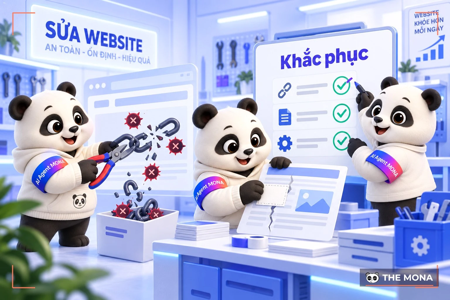 khắc phục website bị Google phạt