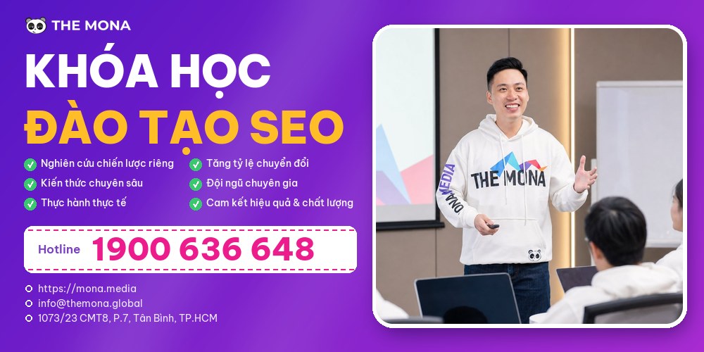 Khóa đào tạo SEO thực chiến tại MONA Media