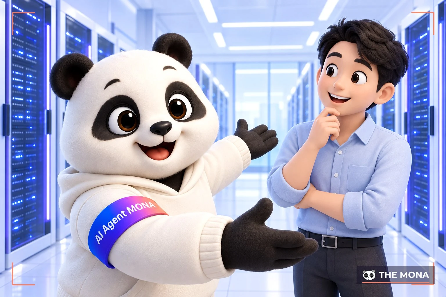 Gấu MONA mời khách hàng khởi tạo VPS tốc độ cao