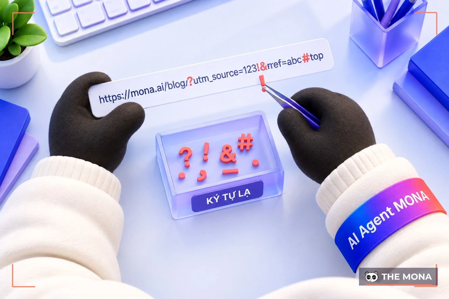 Không sử dụng những ký tự đặc biệt khi tạo URL