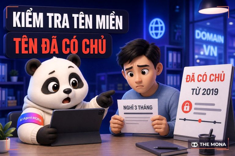 Kiểm tra tên miền đã đăng ký chưa: 3 cách tra .vn và quốc tế