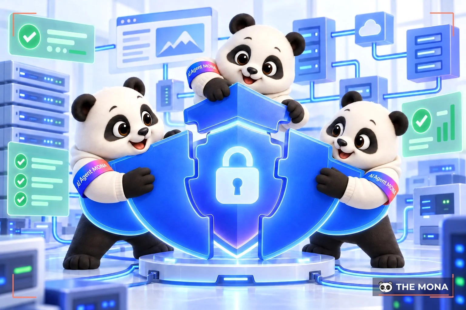 kỹ sư gấu MONA cài đặt tường lửa bảo vệ website