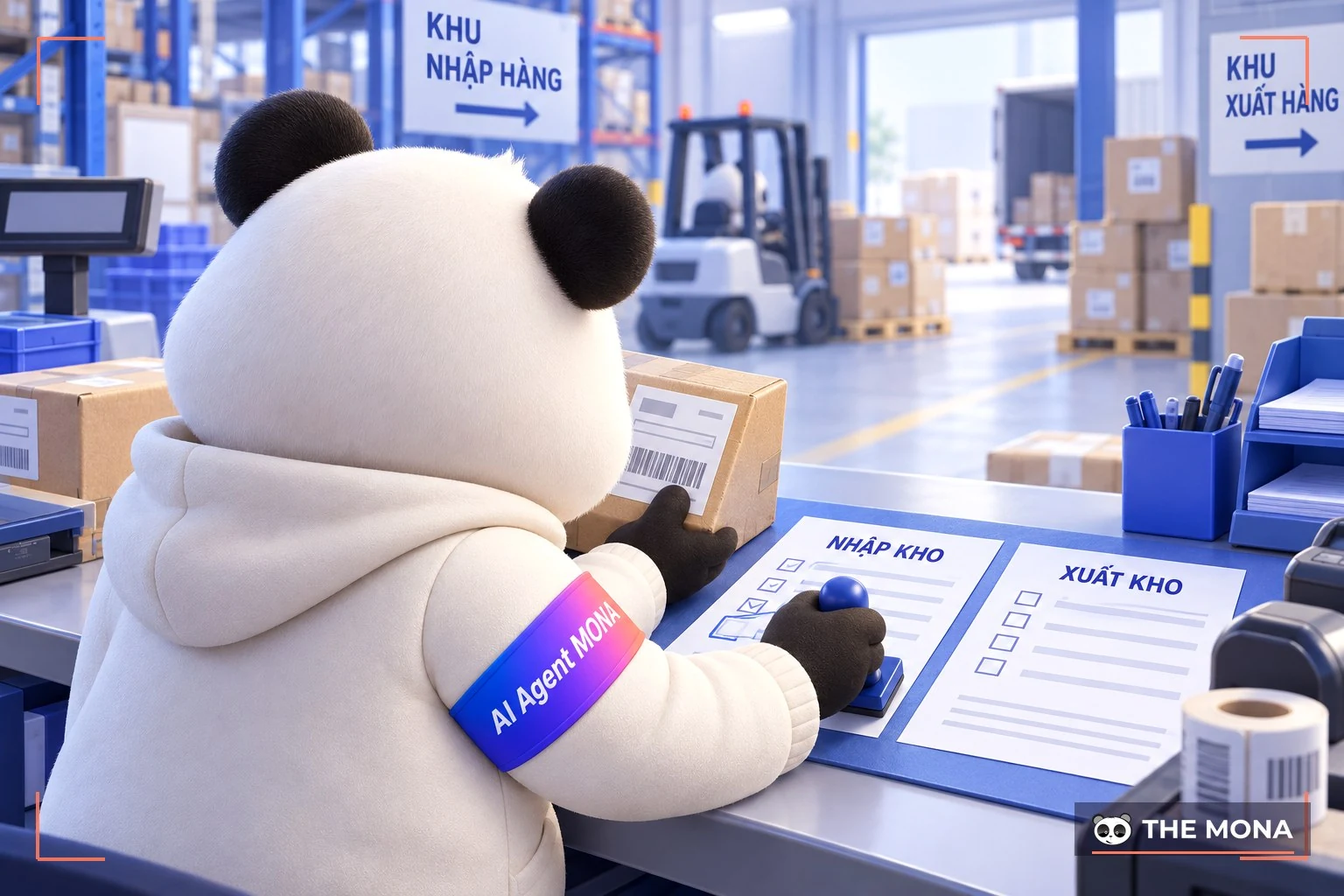 Kiểm tra kho hàng và lập phiếu xuất nhập kho