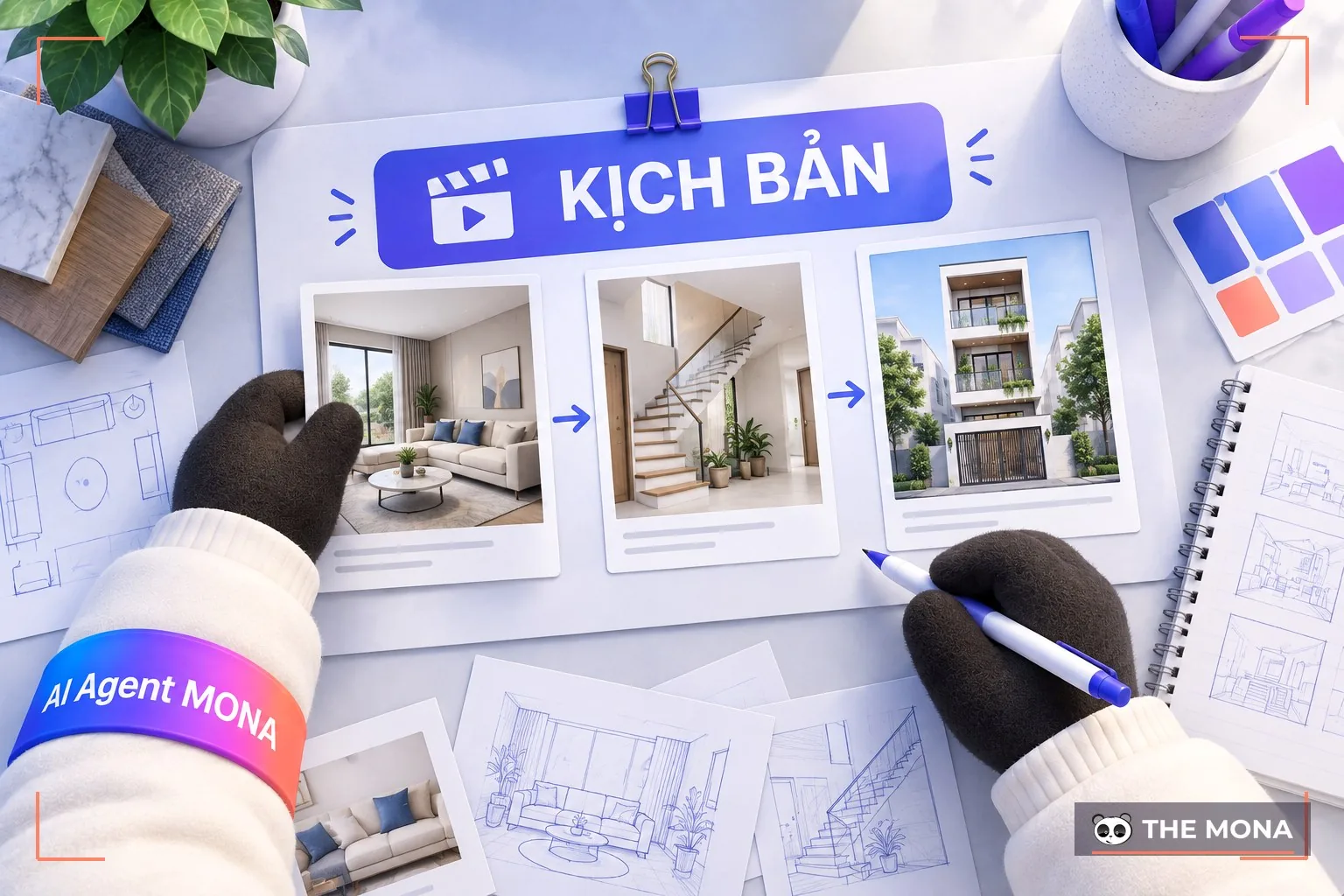Lên kịch bản quay video kiến trúc chi tiết là điều cần thiết
