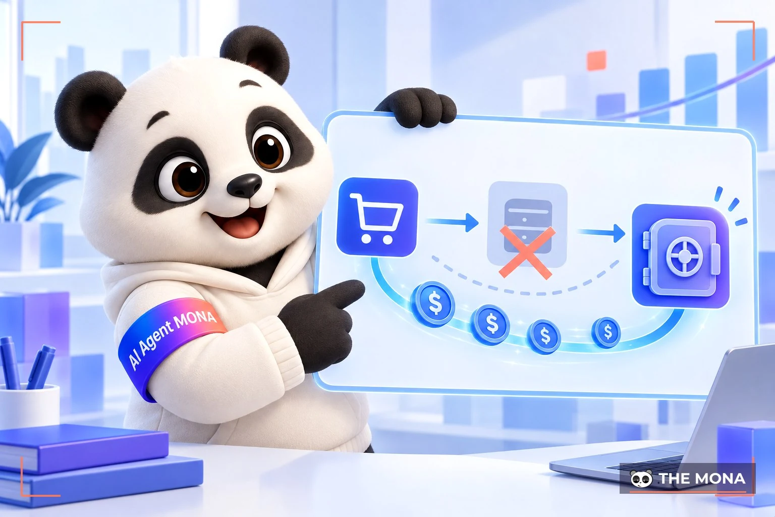Gấu MONA giải thích luồng tiền vào thẳng tài khoản ngân hàng