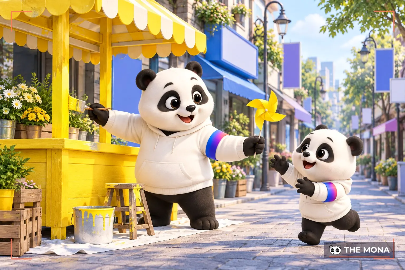 Màu nhận diện thương hiệu sắc vàng chủ đạo