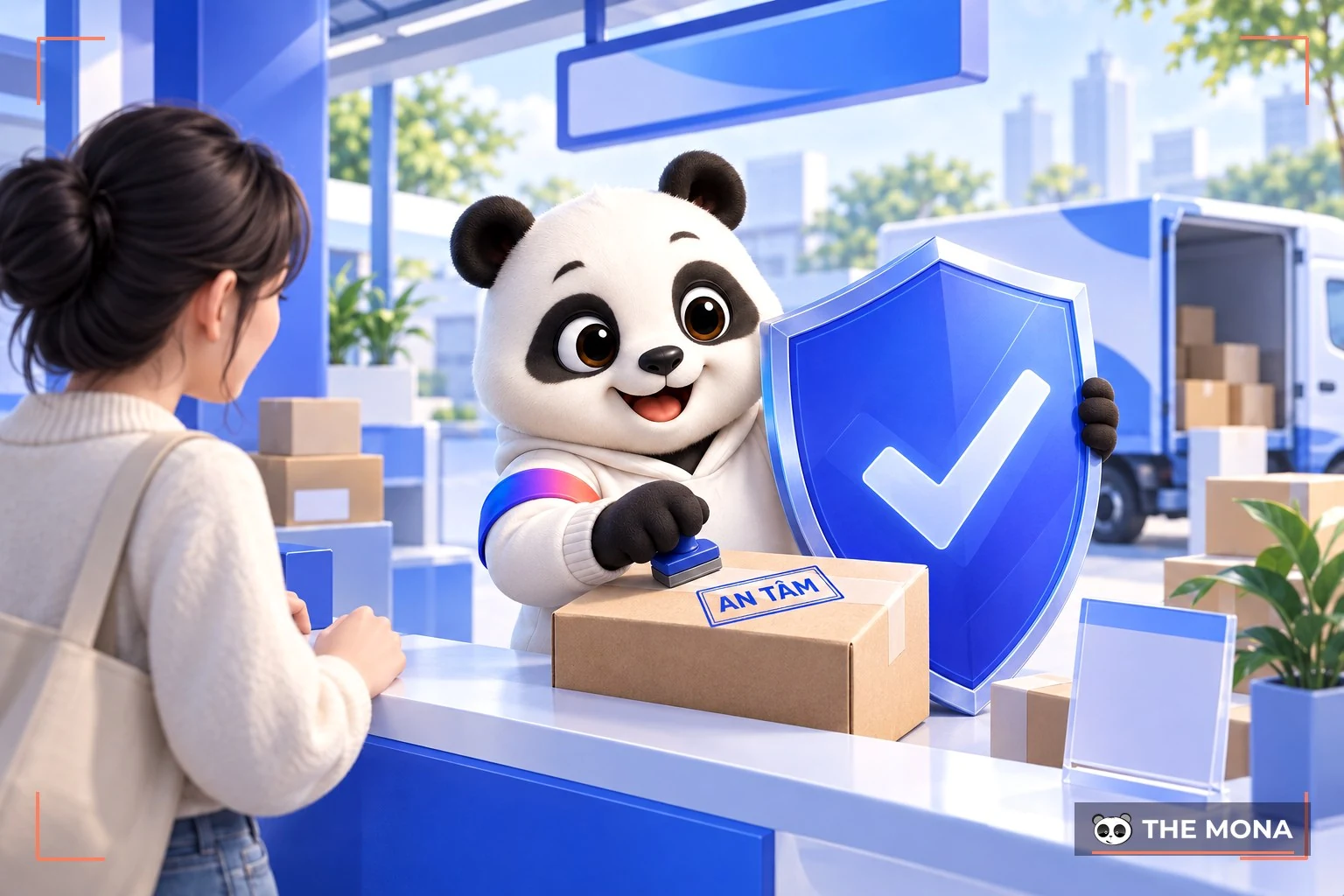 Màu xanh dương thể hiện sự tin cậy và trách nhiệm