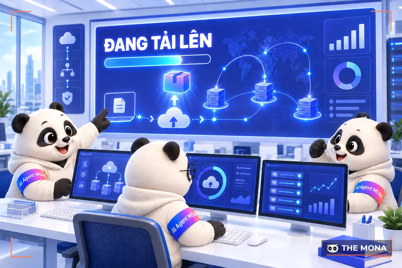 mona cloud ai tu dong tao may chu nhanh