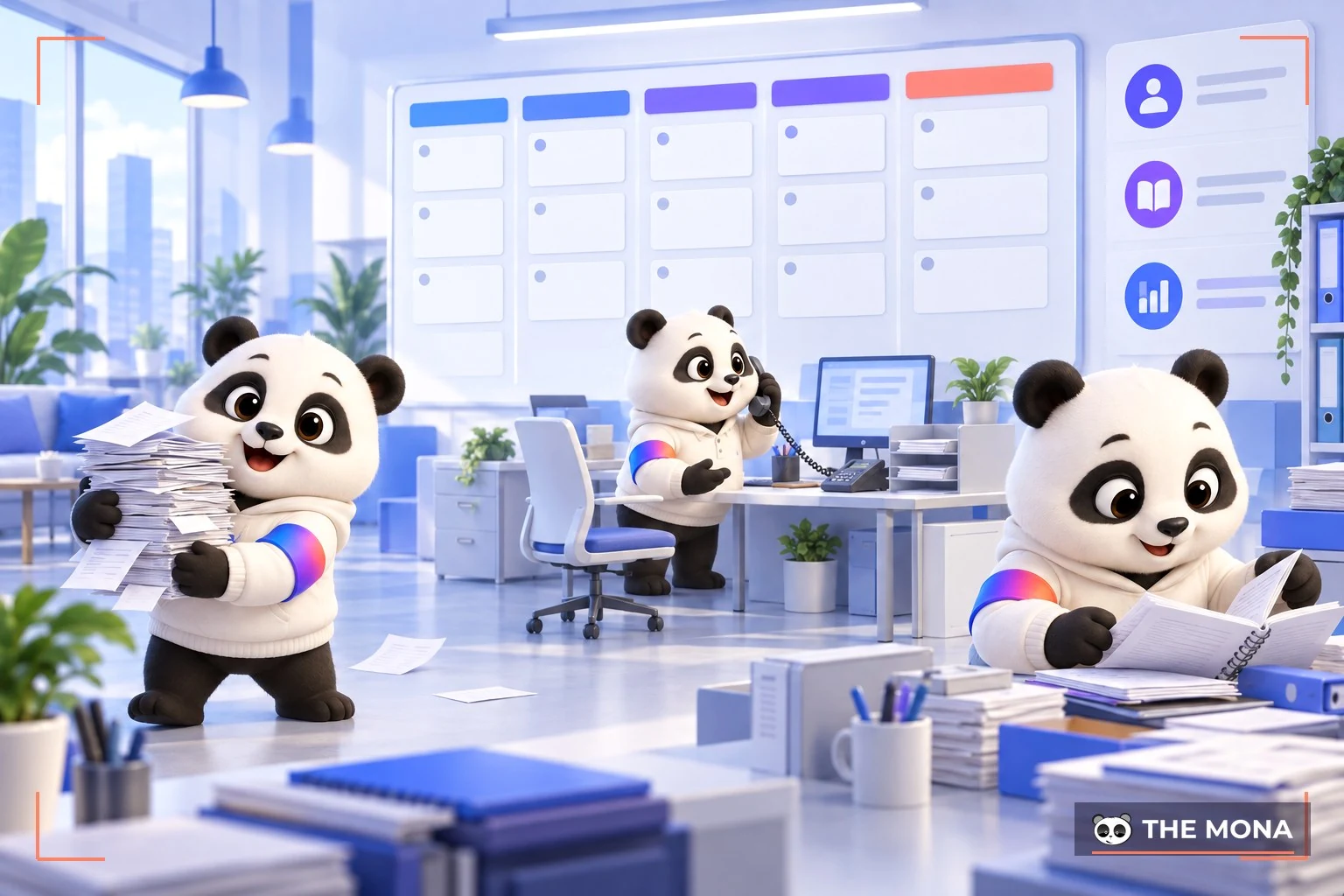 Đội ngũ nhân viên account MONA