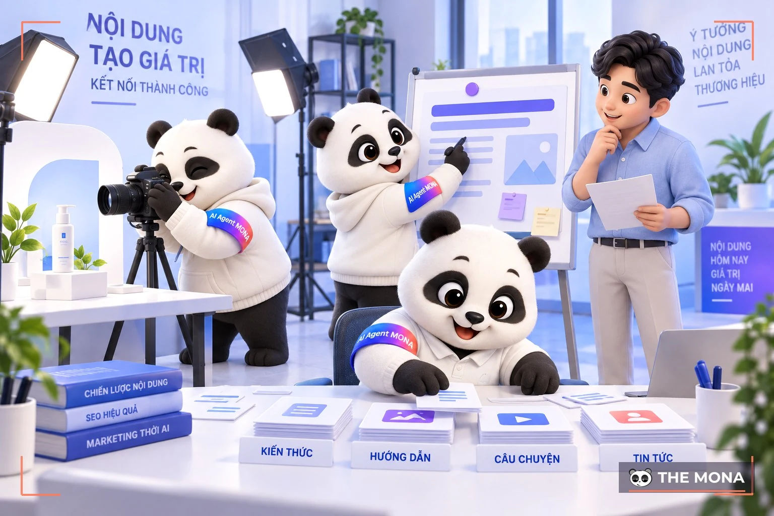 Minh họa quy trình xây dựng nội dung chuẩn SEO cho website doanh nghiệp