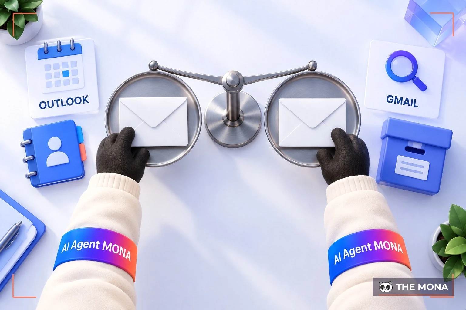 Sự khác nhau khi sử dụng Outlook và Gmail là gì