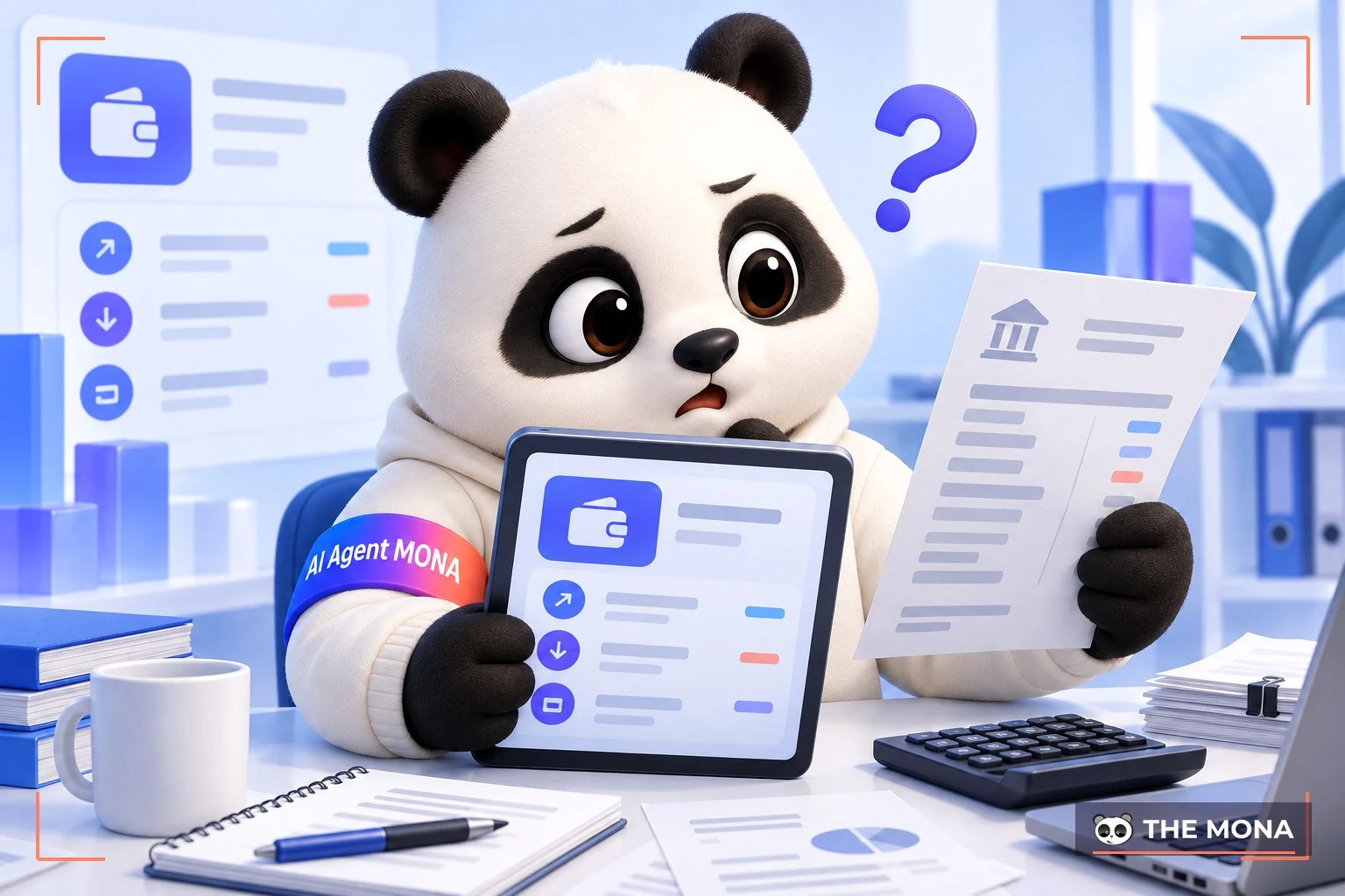 Kế toán gấu MONA đối soát số dư ví PayPal và ngân hàng