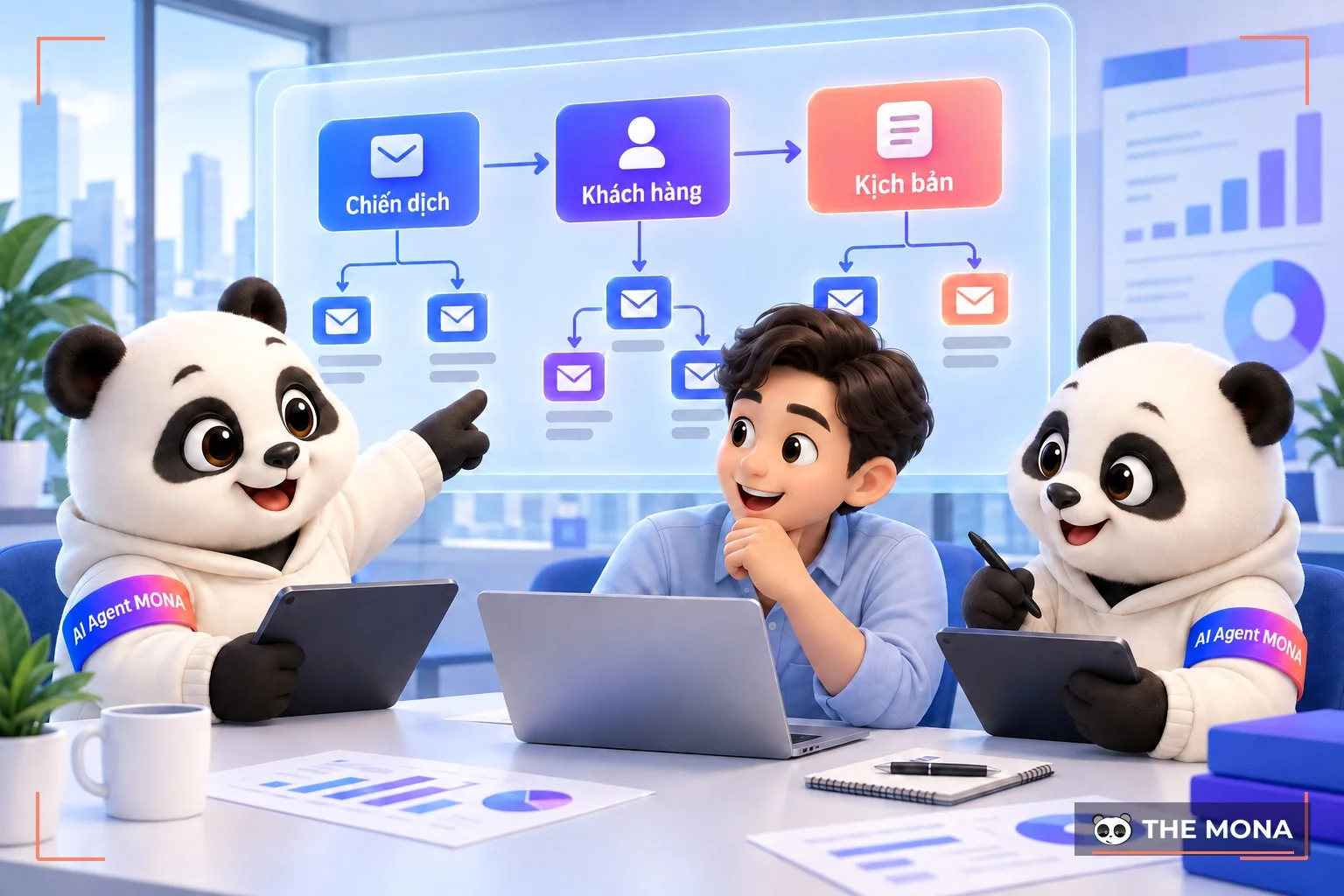 mona mail gui email giao dich MONA Mail tối ưu luồng thư tự động thay vì