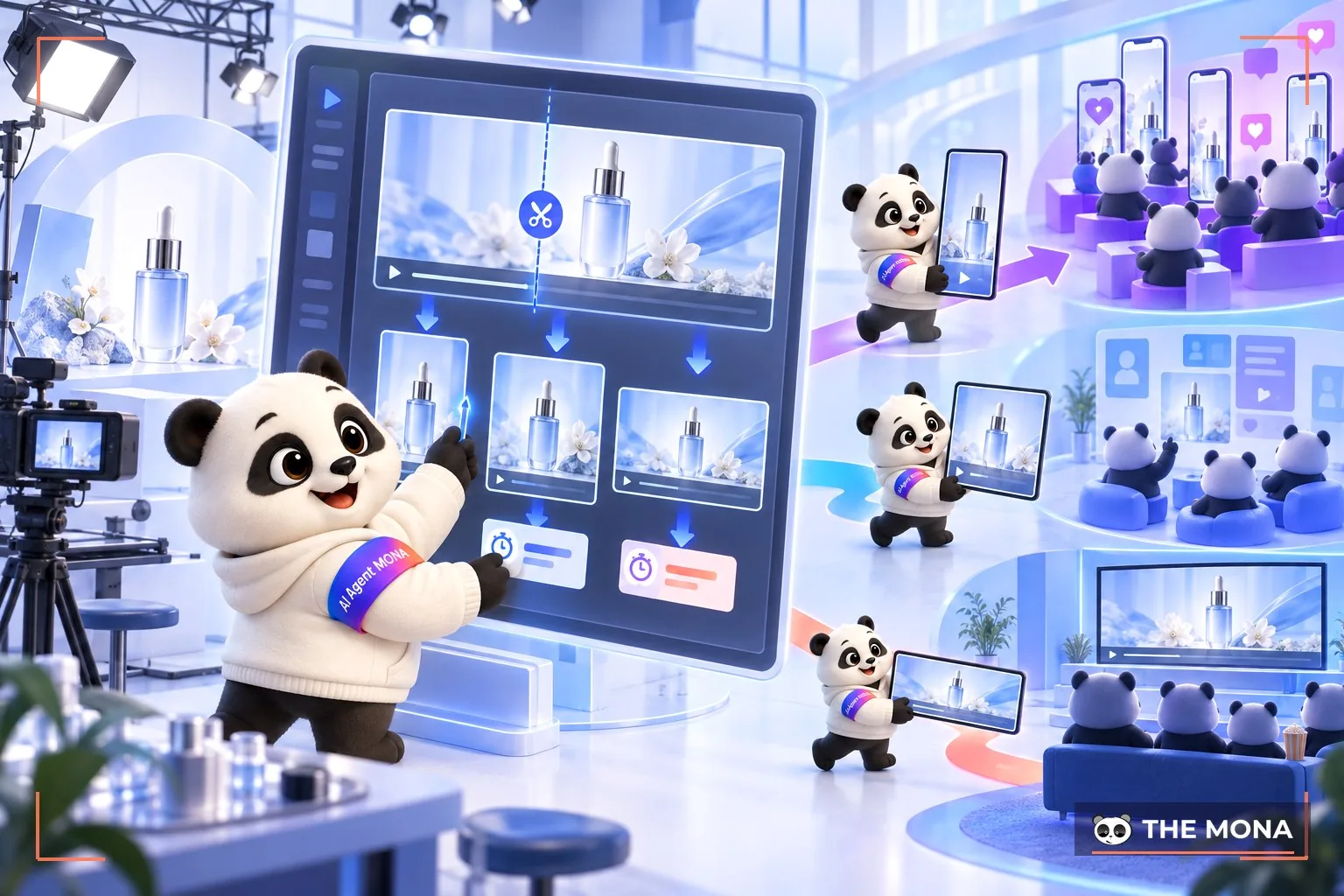Phân phối TVC quảng bá mỹ phẩm trên nhiều nền tảng truyền thông