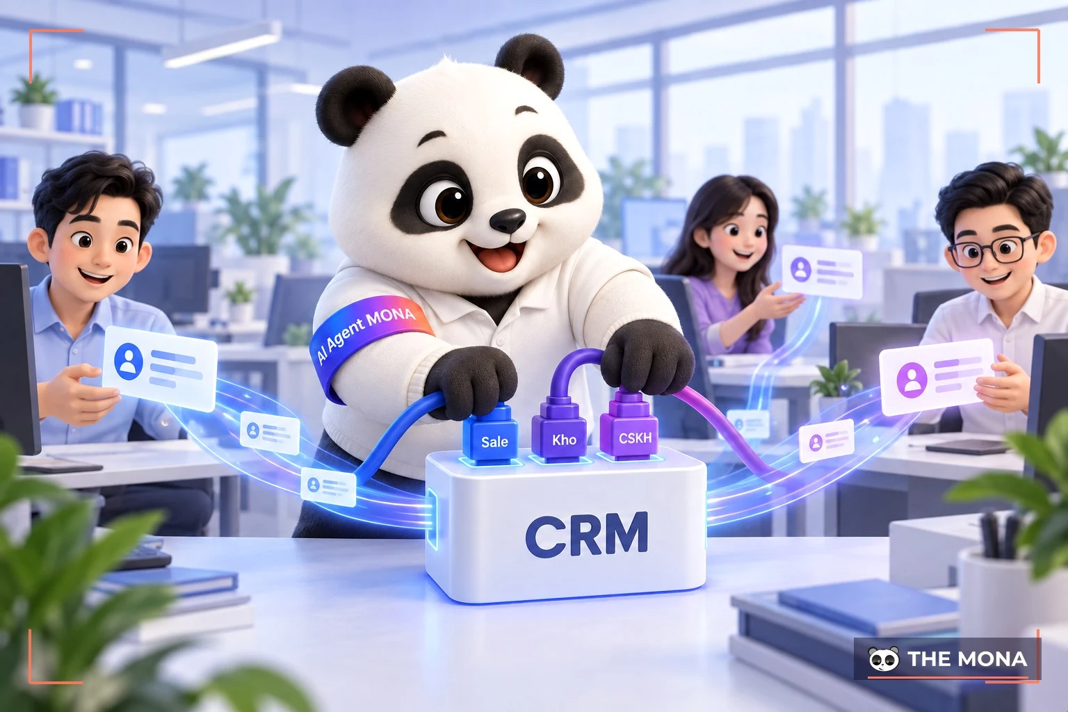 Phần mềm CRM cho sale giúp các phòng ban phối hợp linh hoạt