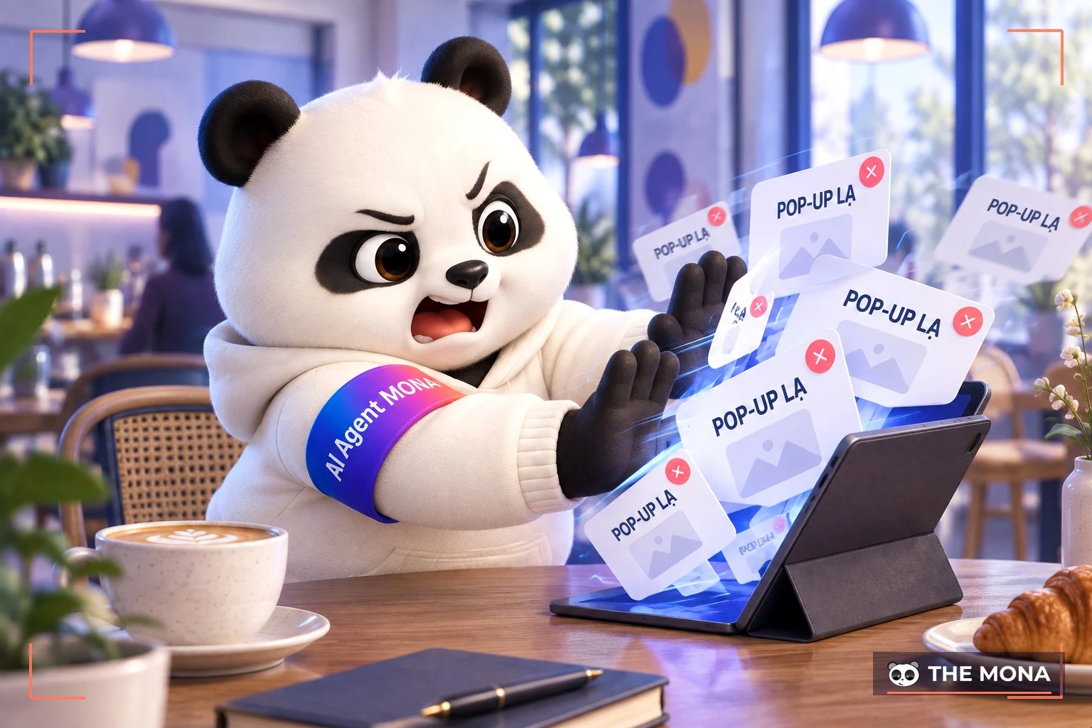 Pop-up lạ xuất hiện