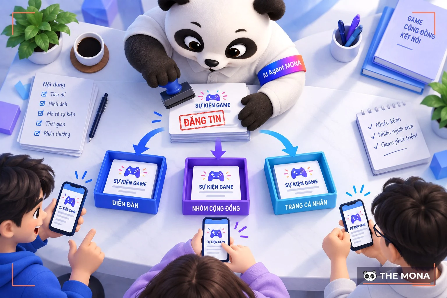 Quản bá dễ dàng khi thiết kế website game online