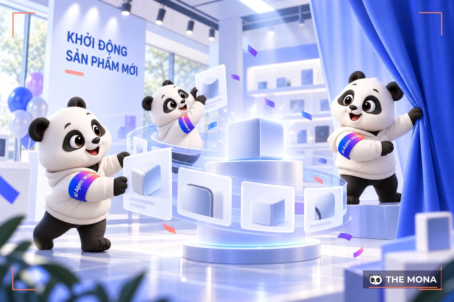 Quảng cáo xoay vòng ứng dụng cho sản phẩm
