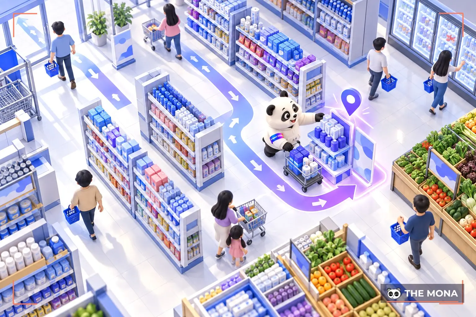quầy hàng nổi bật
