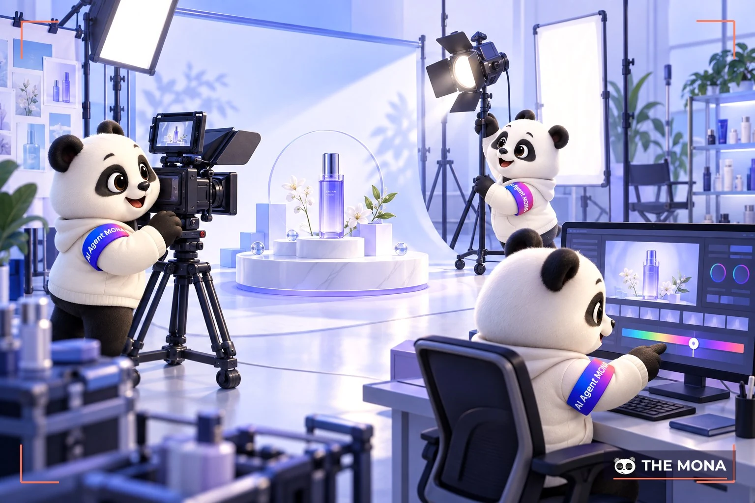 Tiến hành quay video quảng cáo mỹ phẩm và chỉnh sửa