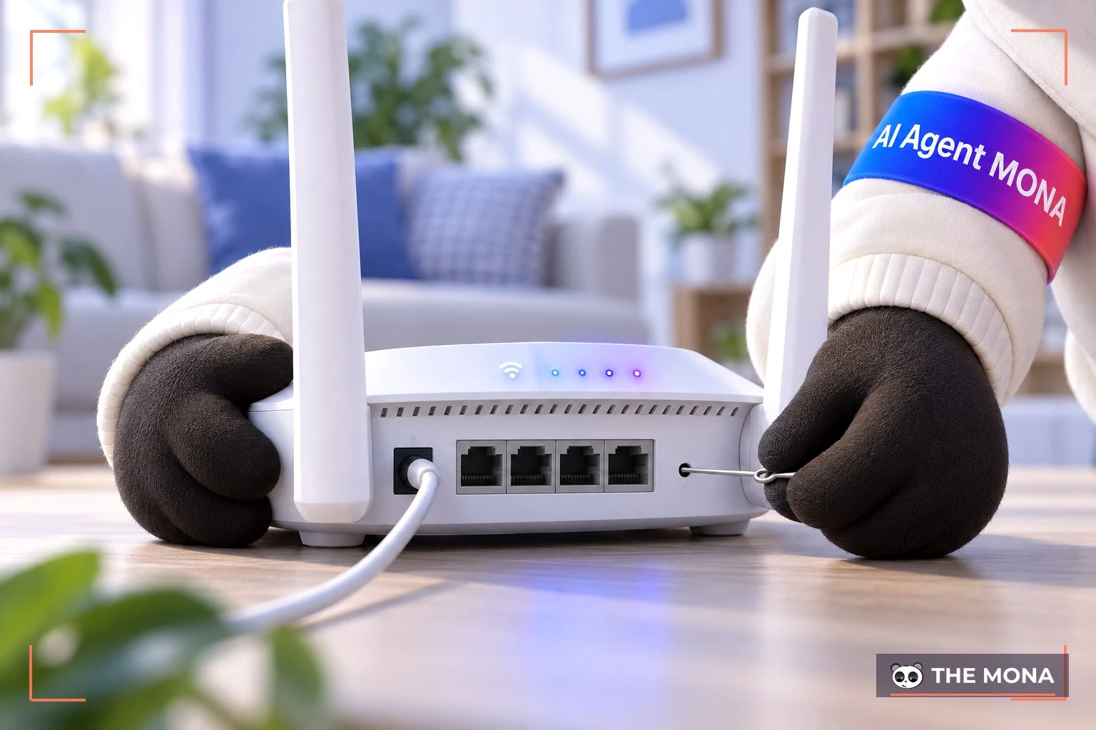 reset router