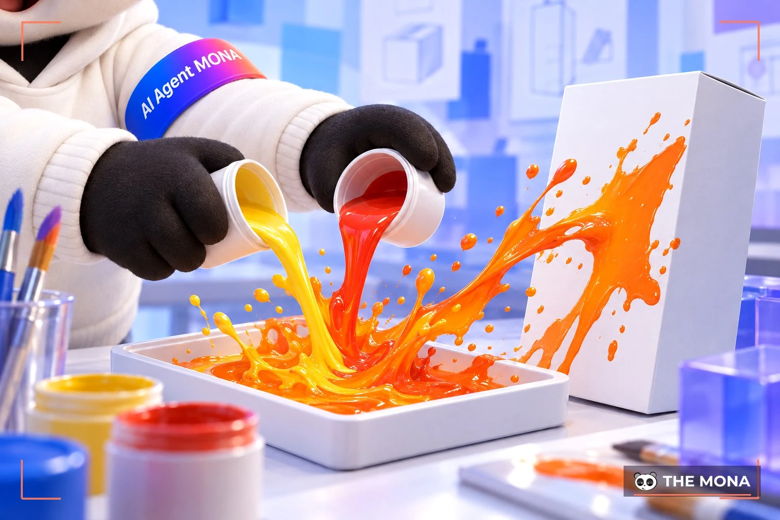 Tông màu cam được chọn làm màu thương hiệu Fanta