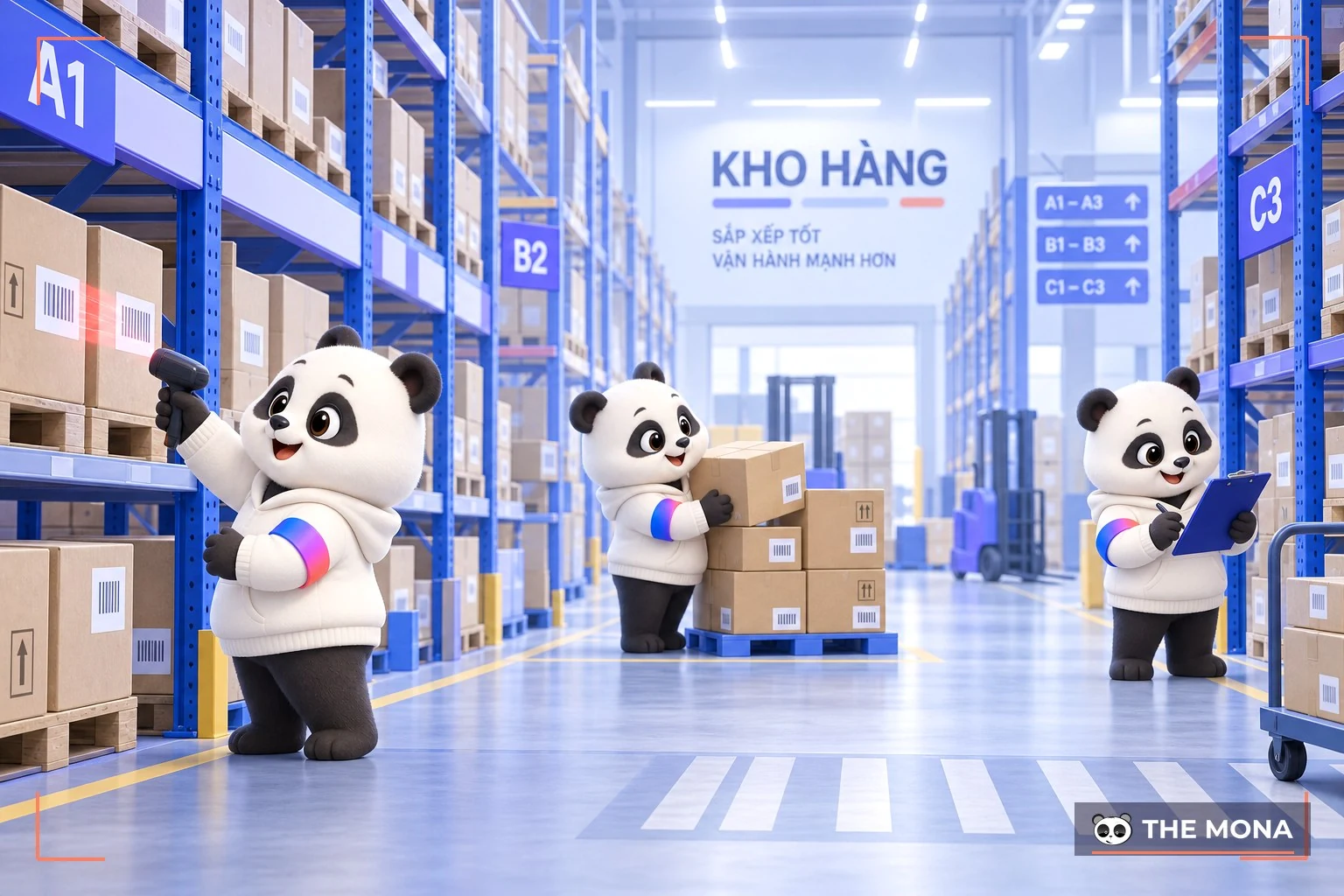 Dễ dàng trong thực hiện kiểm kê hàng hóa