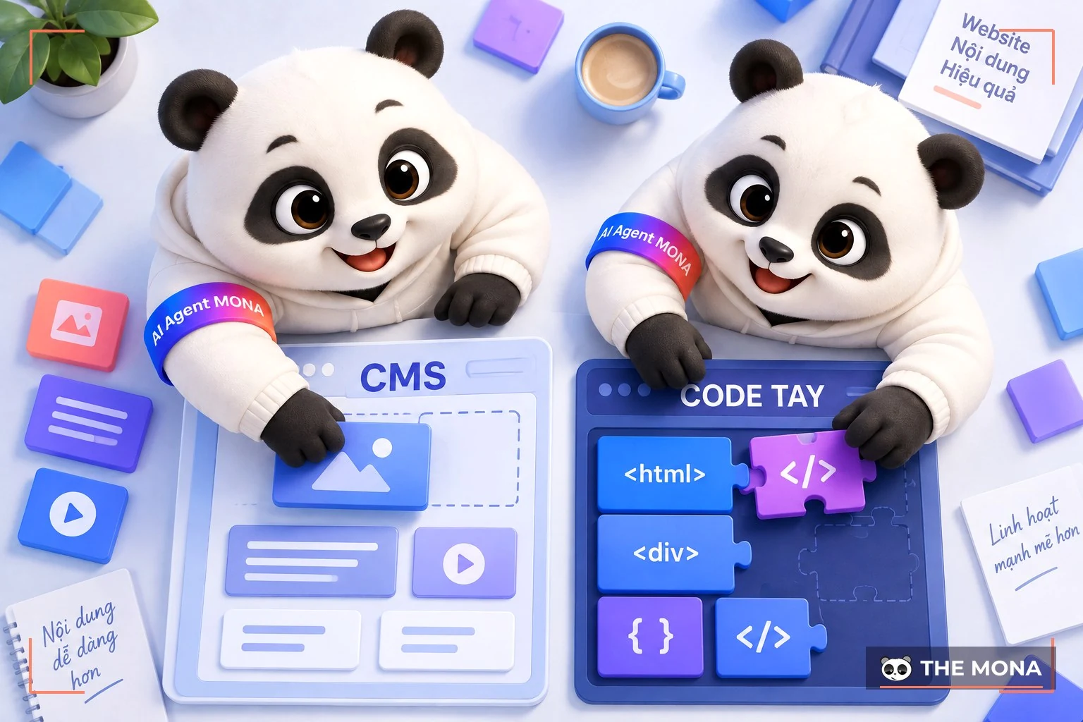 So sánh chi tiết về mã nguồn mở và code tay