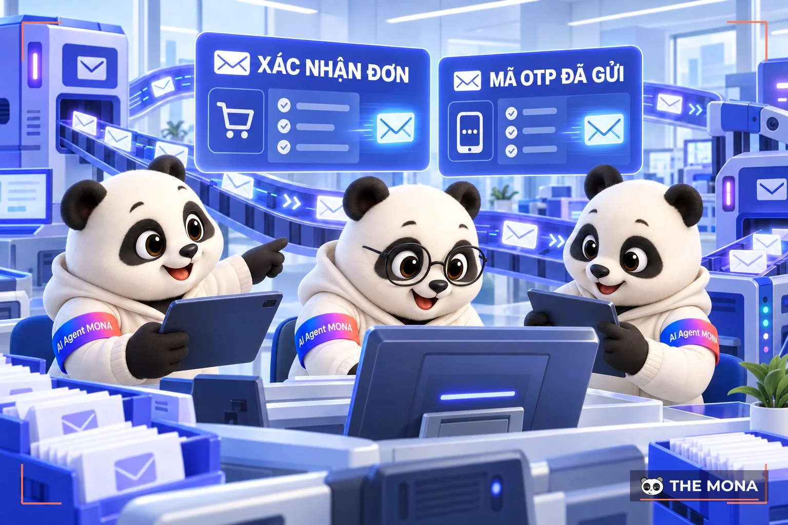Tự động gửi email với MONA Mail: Giải bài toán xác nhận đơn và OTP