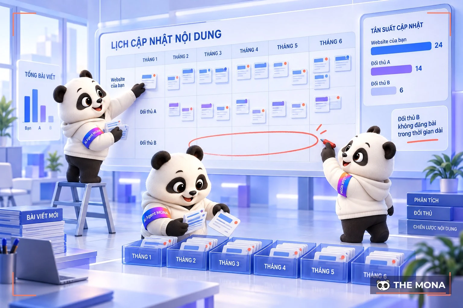 tần suất cập nhật nội dung