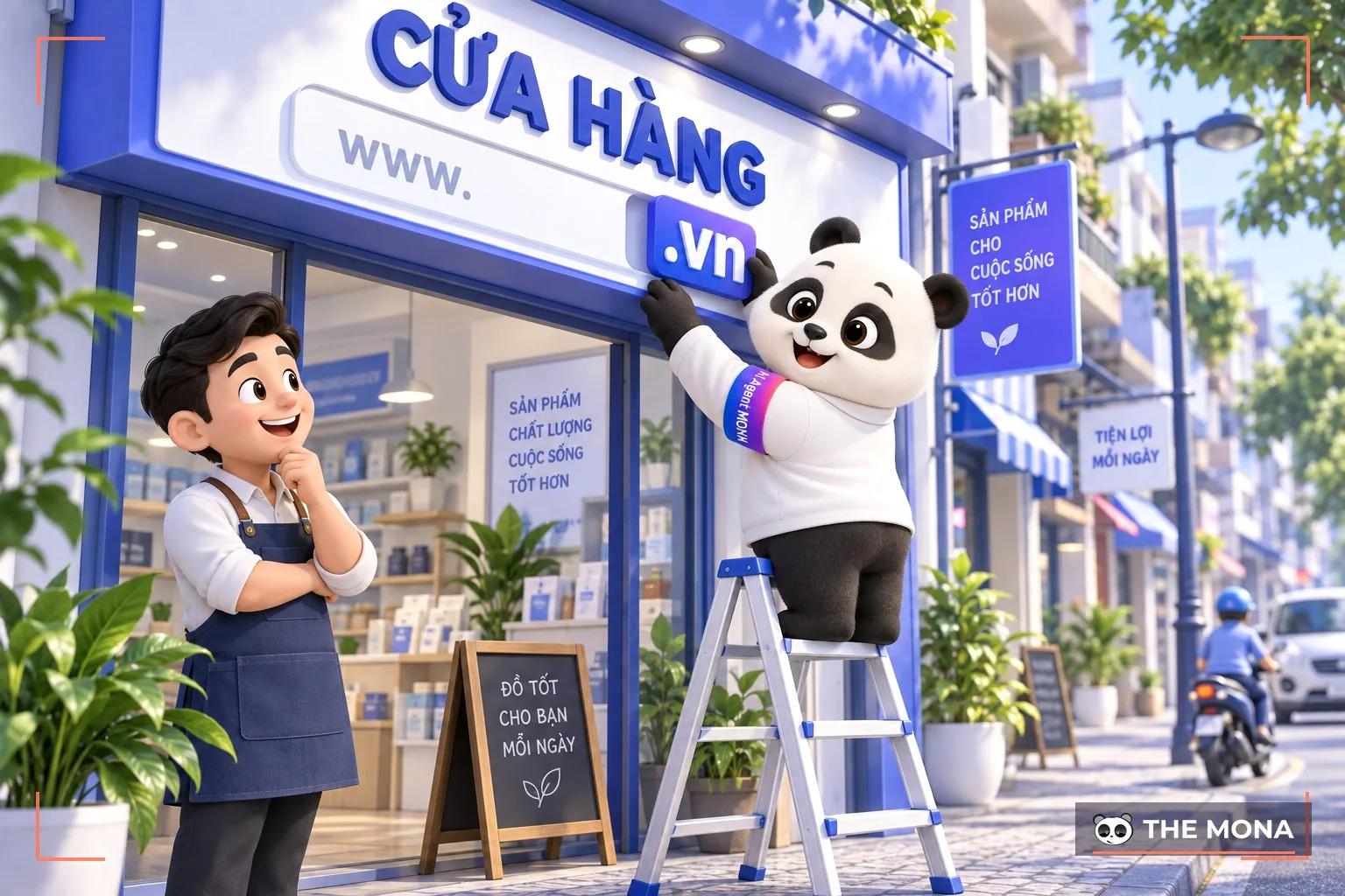 Nên ưu tiên dùng các tên miền địa phương