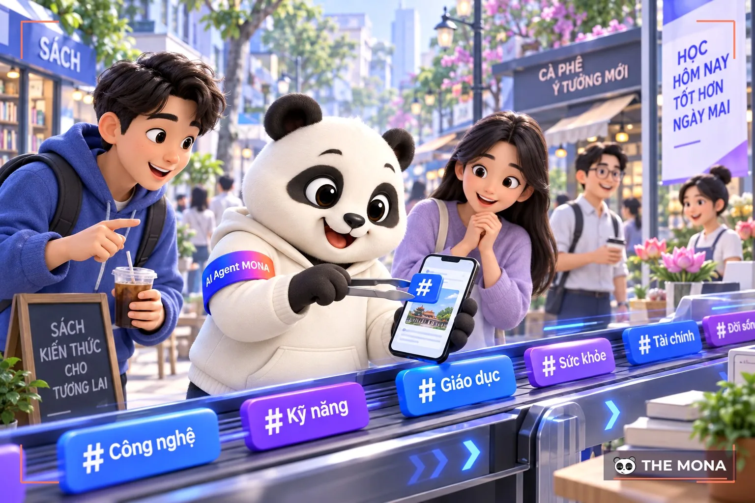 Chèn các hashtag thịnh hành