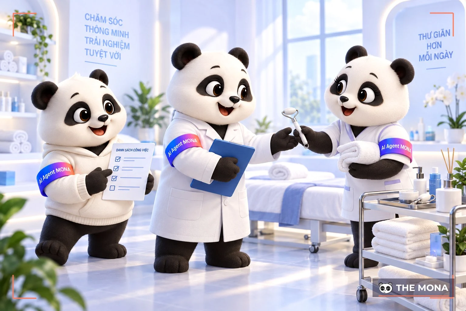 Thể hiện đội ngũ nhân viên uy tín