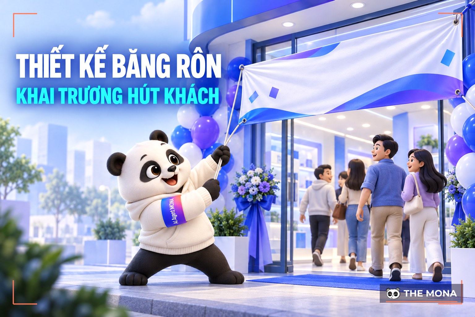 7 Bí quyết thiết kế băng rôn khai trương hấp dẫn