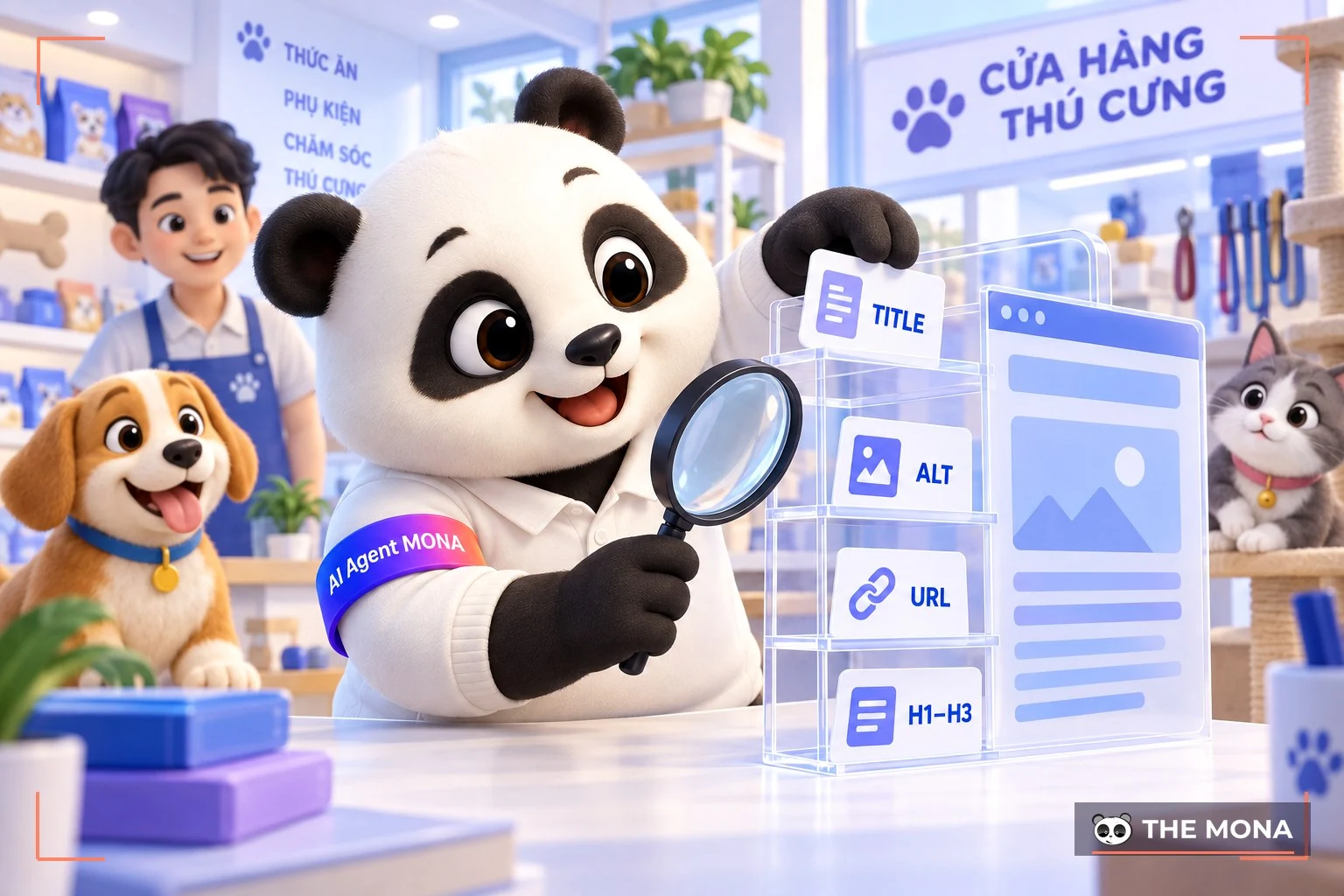 Nên thiết kế web cửa hàng thú cưng chuẩn SEO