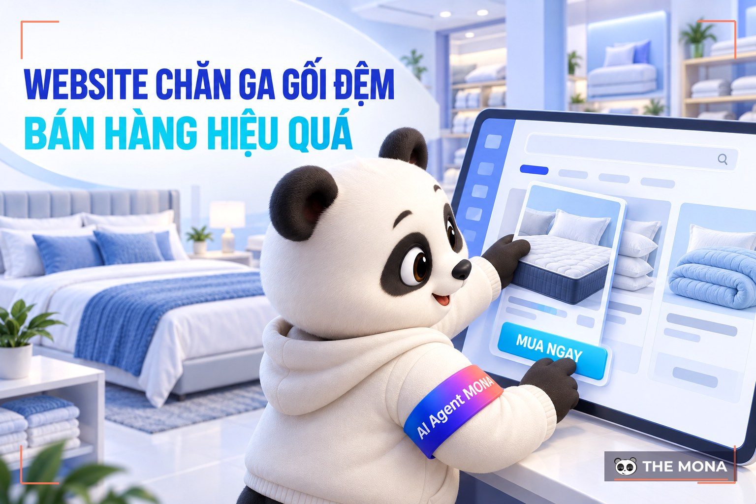 Dịch vụ thiết kế website bán chăn ga gối đệm chuẩn SEO, giá tốt