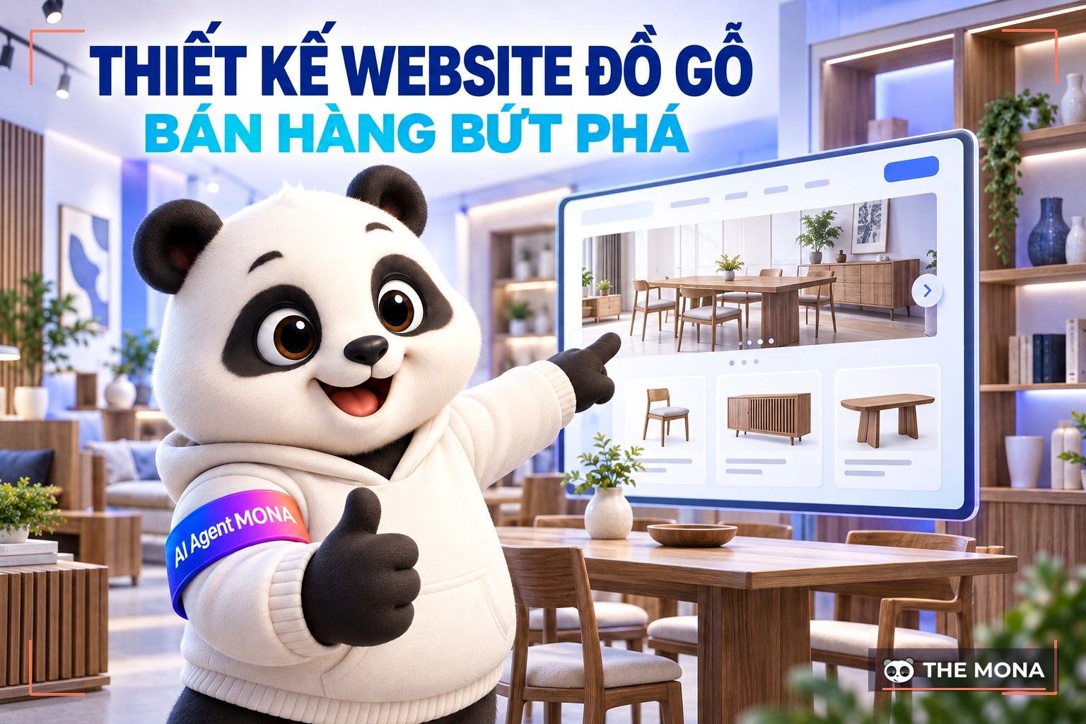 Thiết kế website bán đồ gỗ nội thất cao cấp, chuẩn SEO