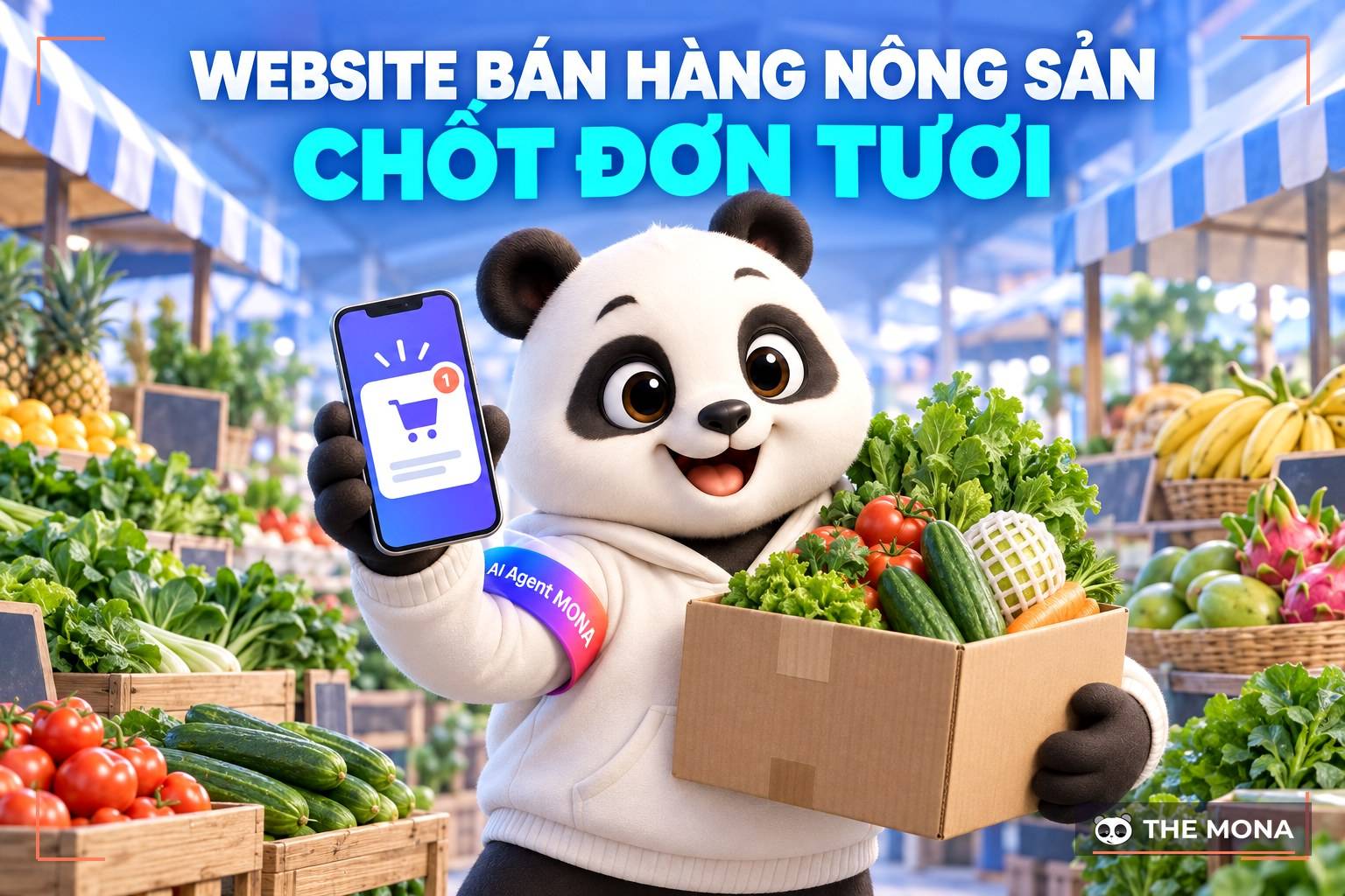 Thiết kế website bán hàng nông sản - web xuất khẩu nông sản