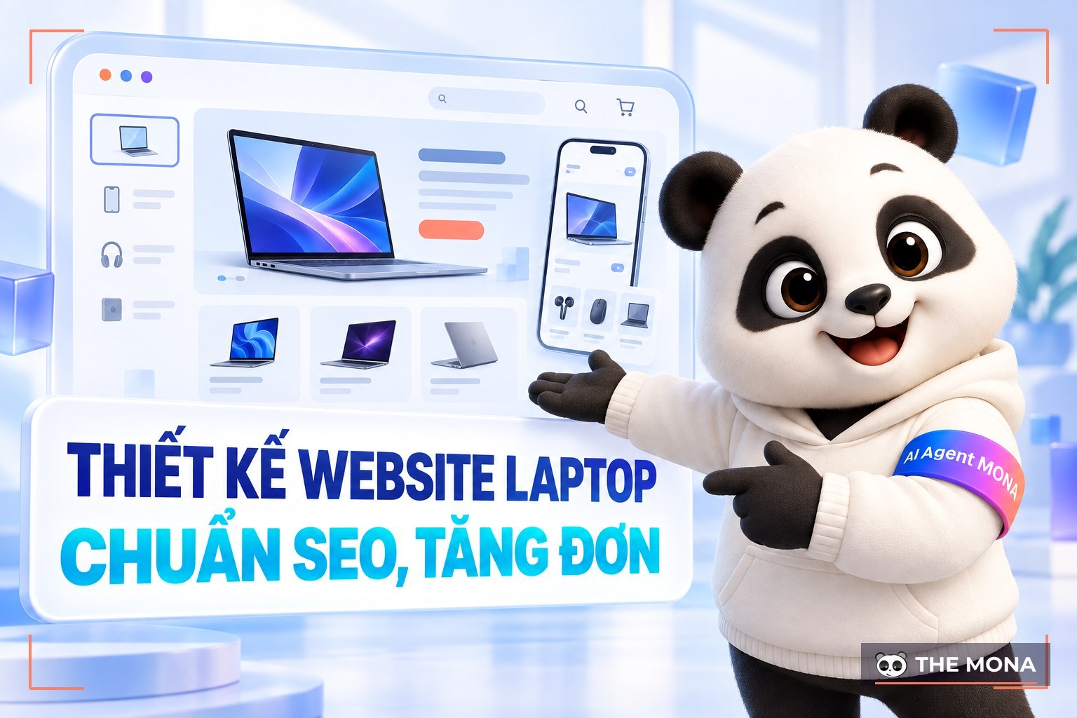 Dịch vụ thiết kế website bán laptop, điện thoại chuẩn SEO