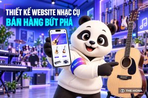 Dịch vụ thiết kế website bán nhạc cụ