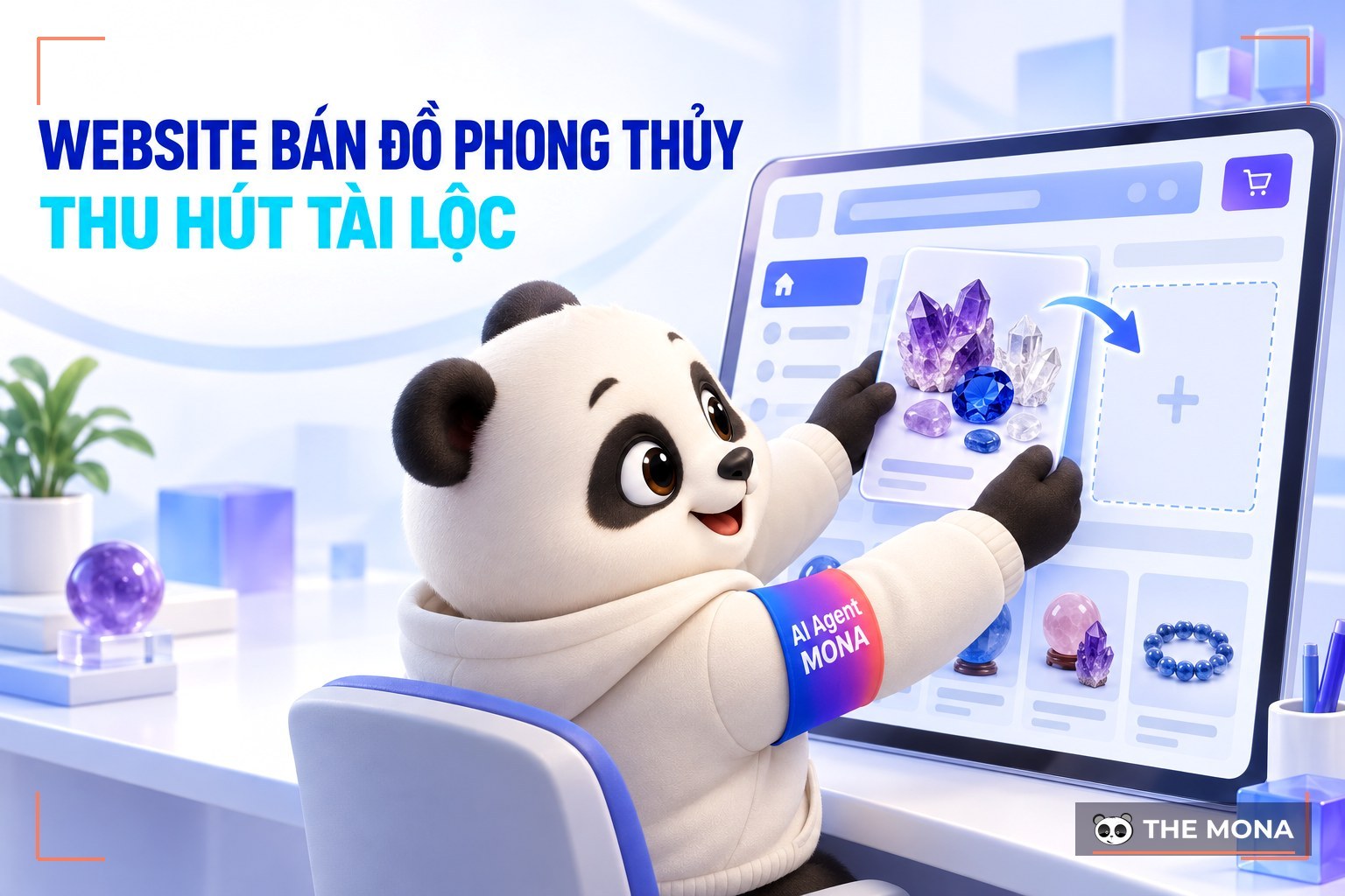 Thiết kế website bán đồ phong thủy, đá quý cao cấp