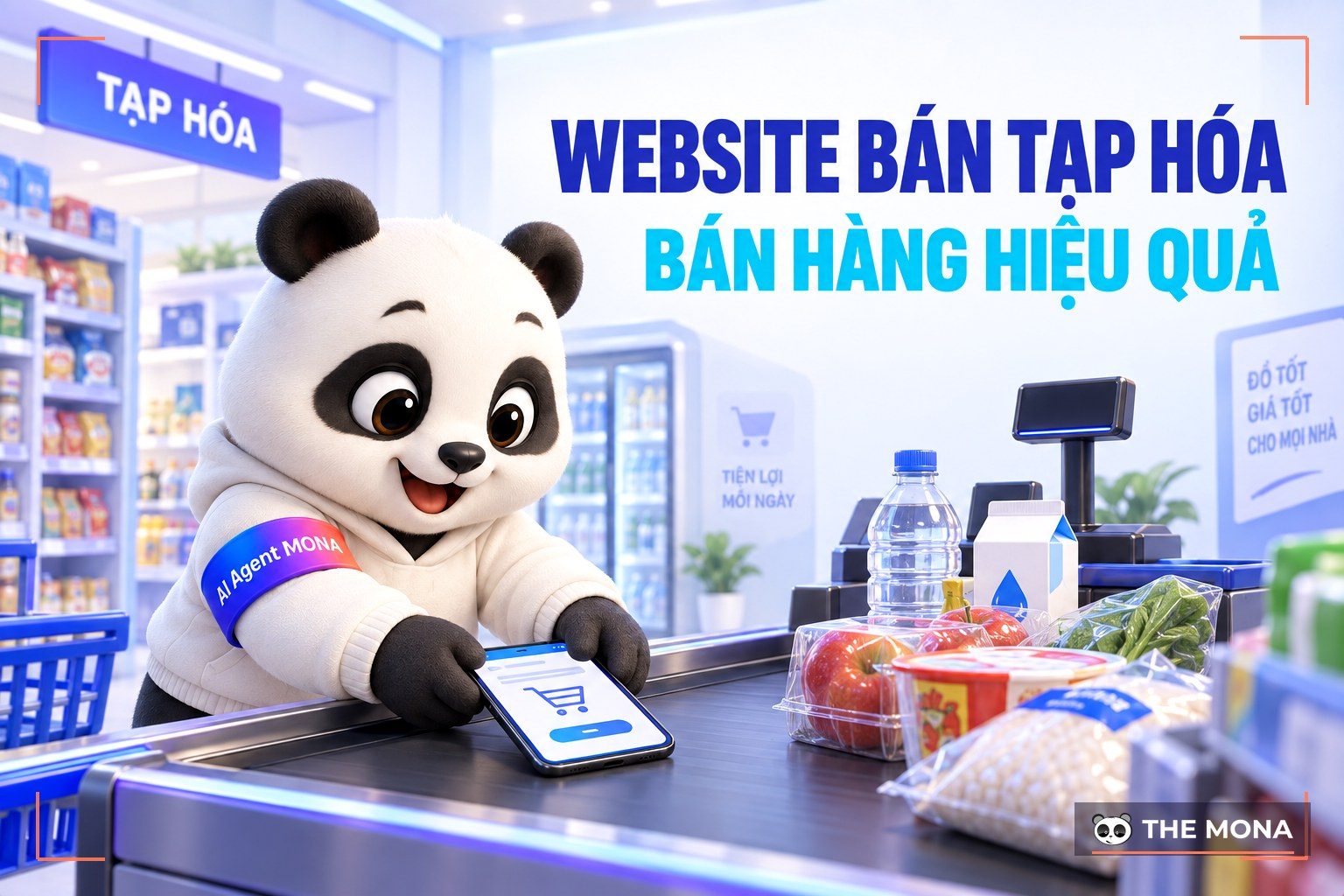 Dịch vụ thiết kế website bán tạp hóa, cửa hàng tiện lợi, minishop