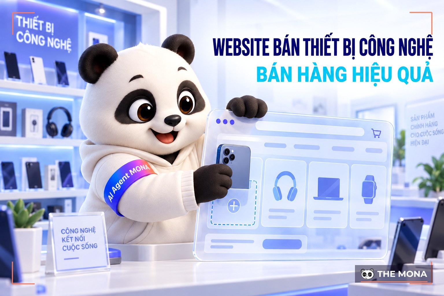 Dịch vụ thiết kế website bán thiết bị công nghệ