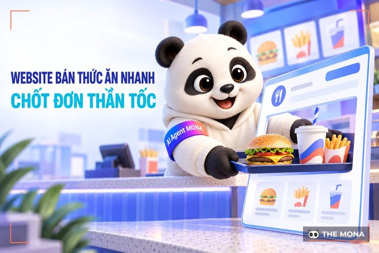 Dịch vụ thiết kế website bán thức ăn nhanh (fastfood) uy tín