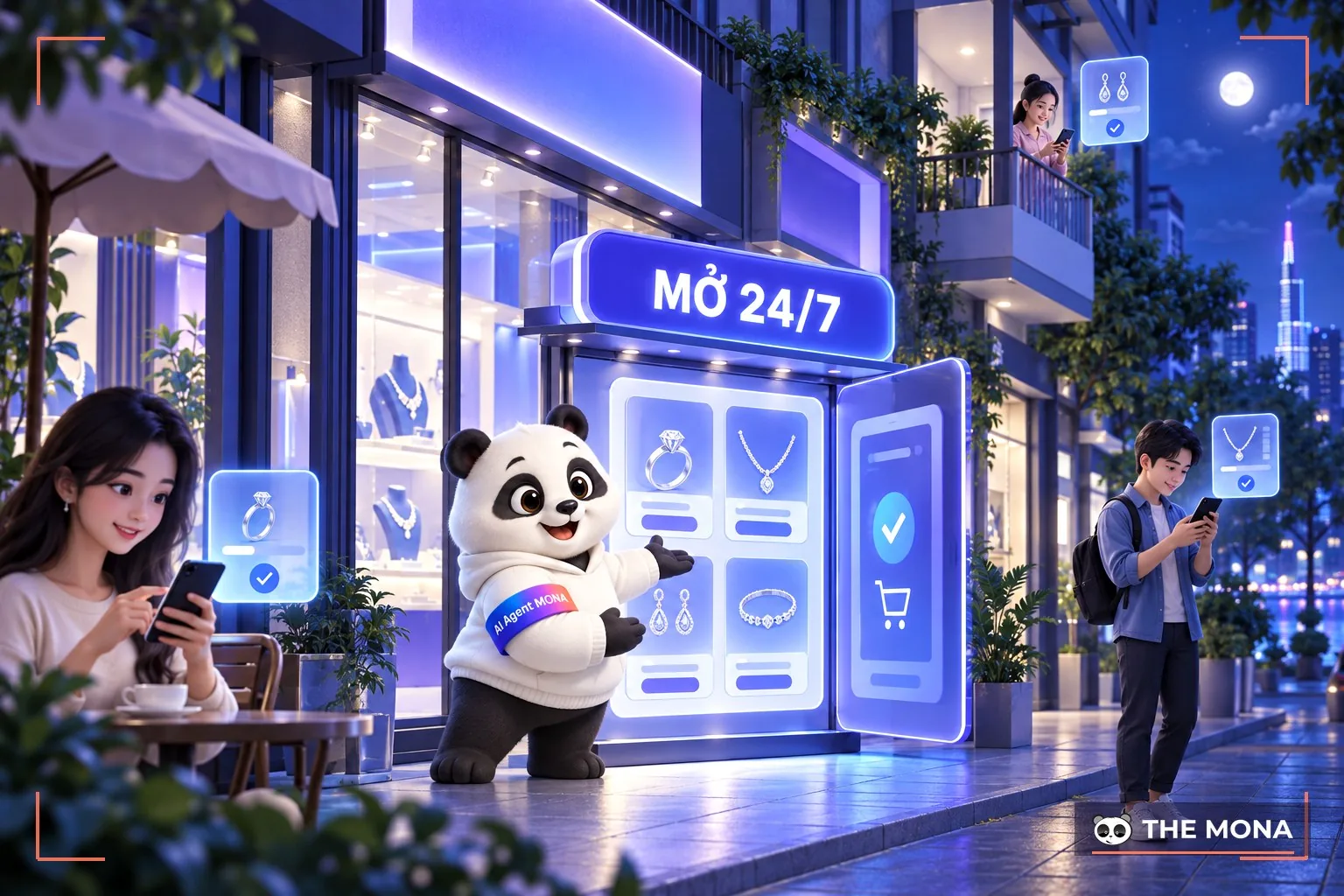 Thiết kế trang web bán trang sức giúp giải quyết vấn đề thời gian và địa lí